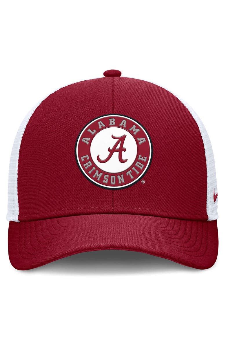 Nike Men's Nike Crimson/White Alabama Crimson Tide Rise Primetime Performance Trucker Adjustable Hat, Alternate, color, 