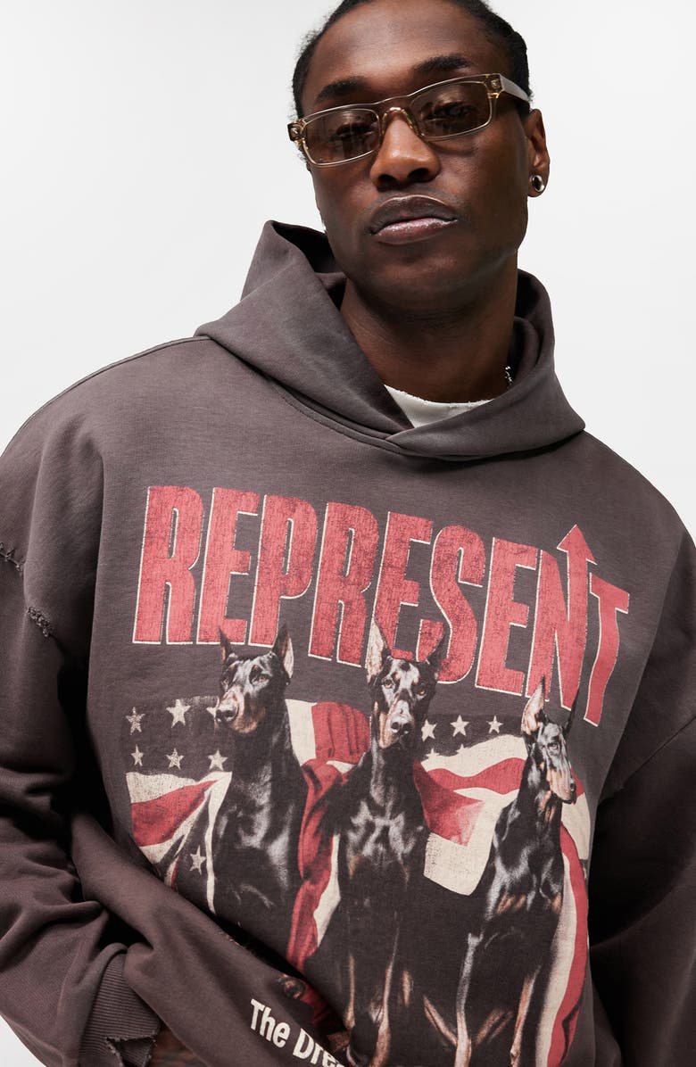 Represent Dream On Tour Graphic Sweatshirt, Alternate, color, Sun Fade Grey