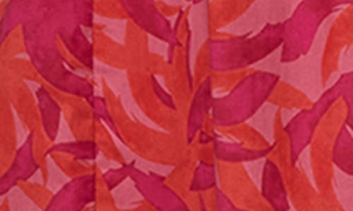Estelle Wildberry Print Midi Dress In Purple
