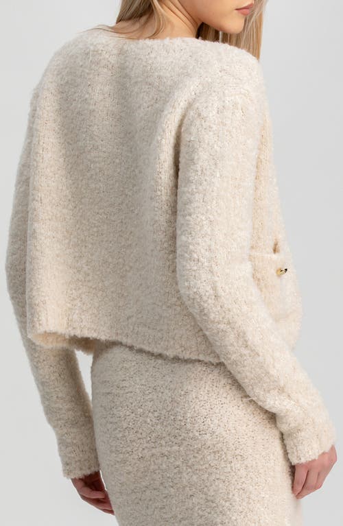 Pietro Brunelli Maternity The Courchevel Bouclé Maternity Sweater Jacket In Multi