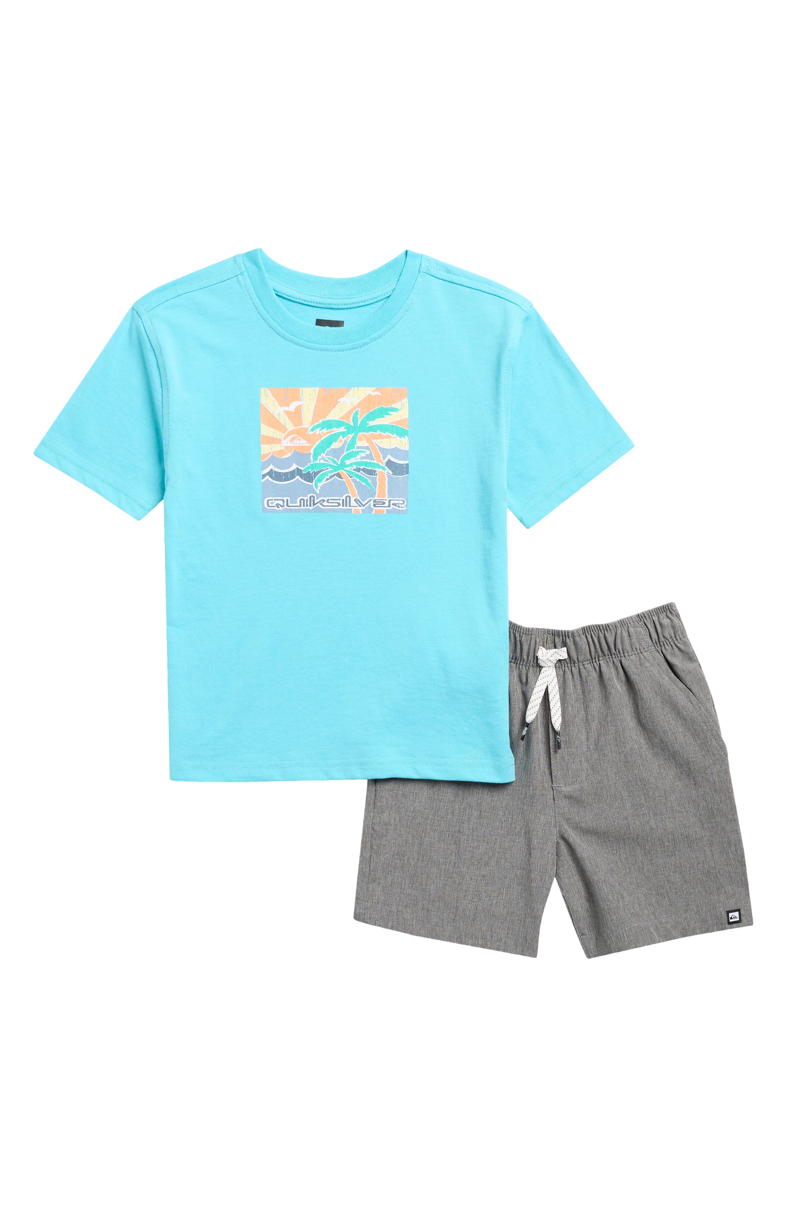 Quiksilver Kids' Graphic T-Shirt & Drawstring Shorts Set