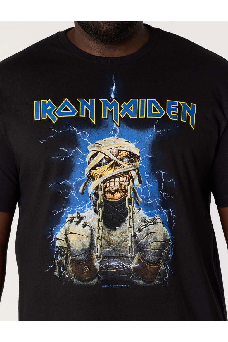 Big & Tall Iron Maiden Graphic Tee, Alternate, color, BLACK