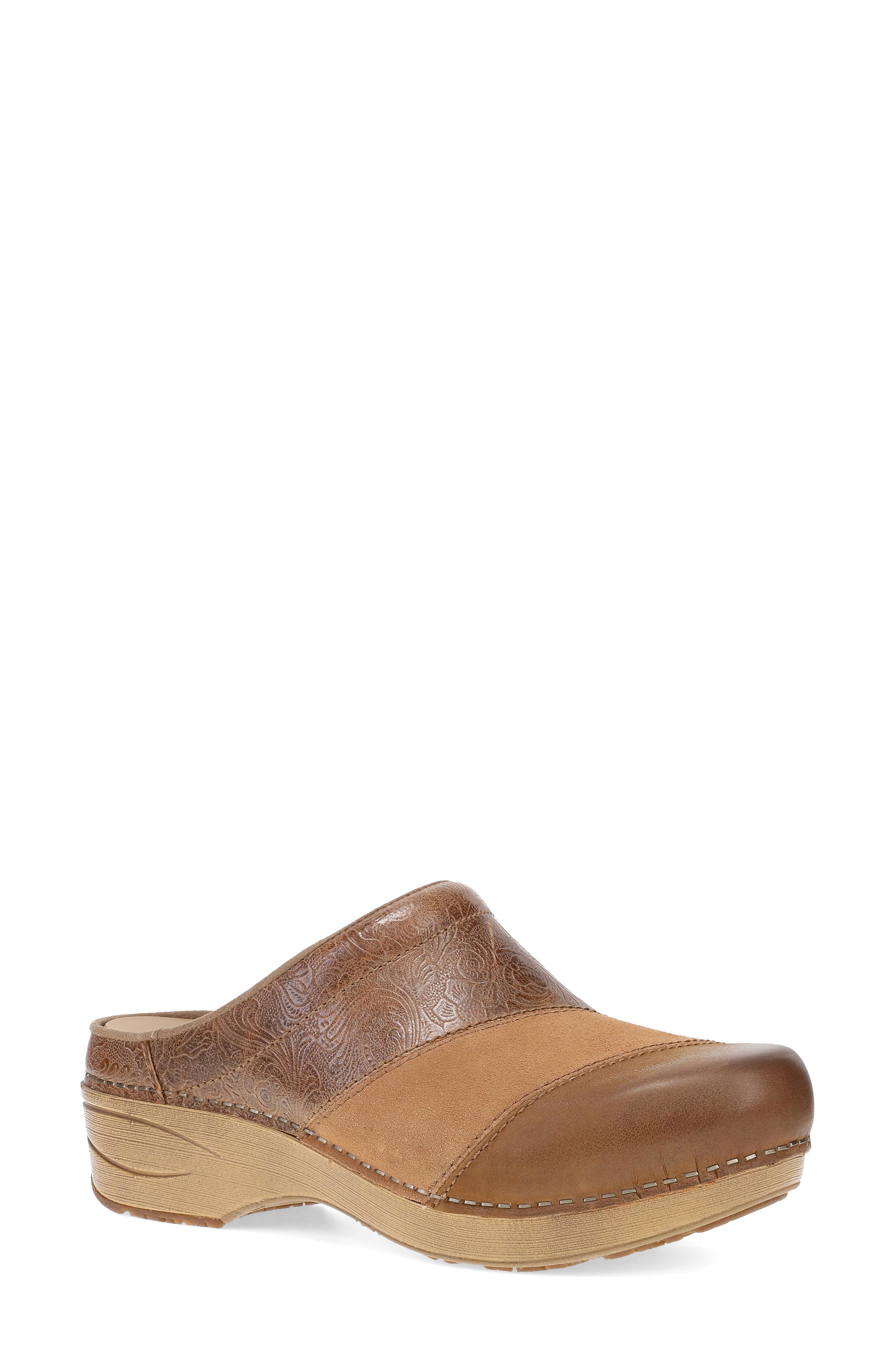 Zinnia Clog, Main, color, TAN MULTI