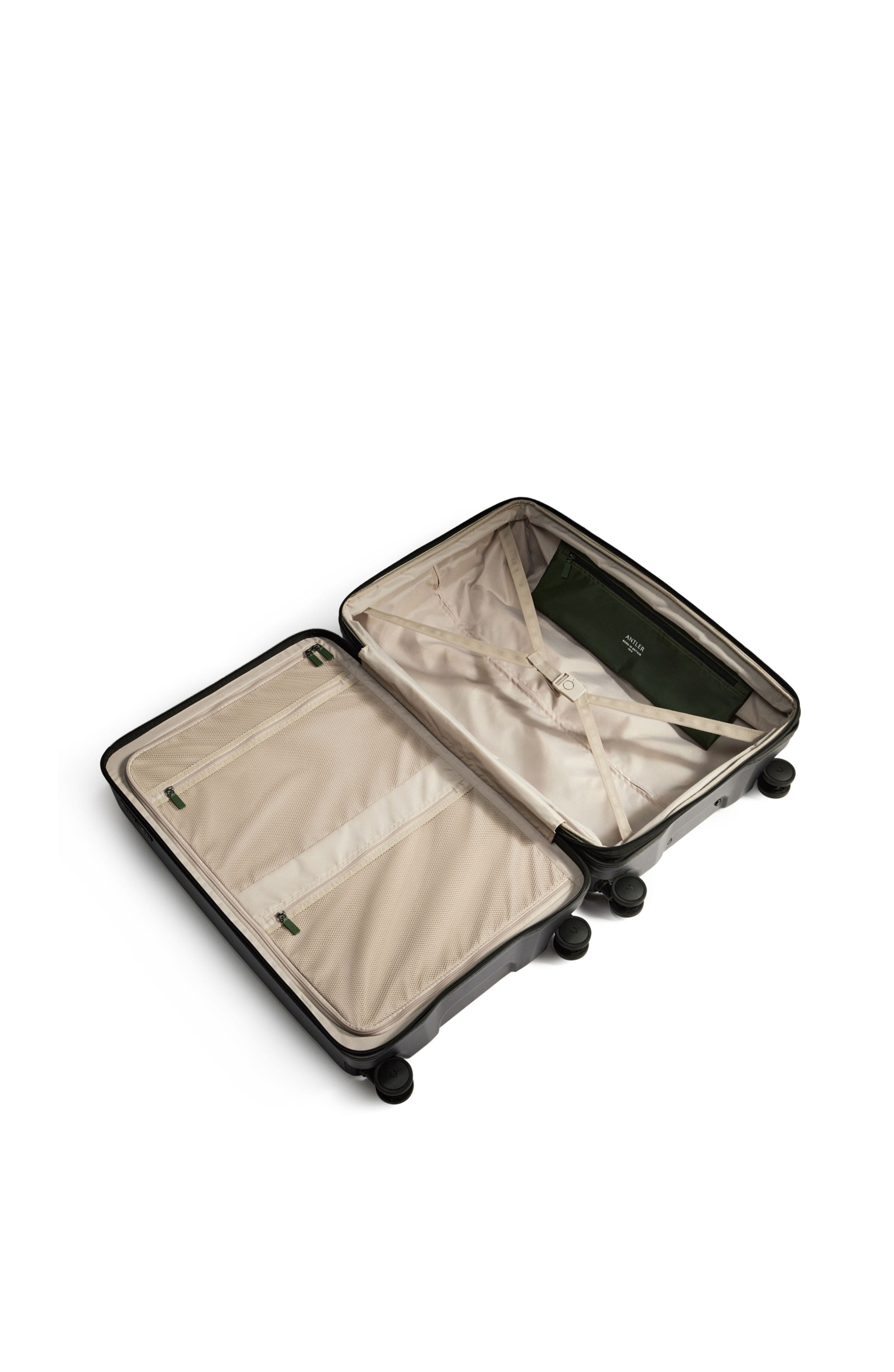 ANTLER Icon Stripe Large Suitcase, Alternate, color, Black