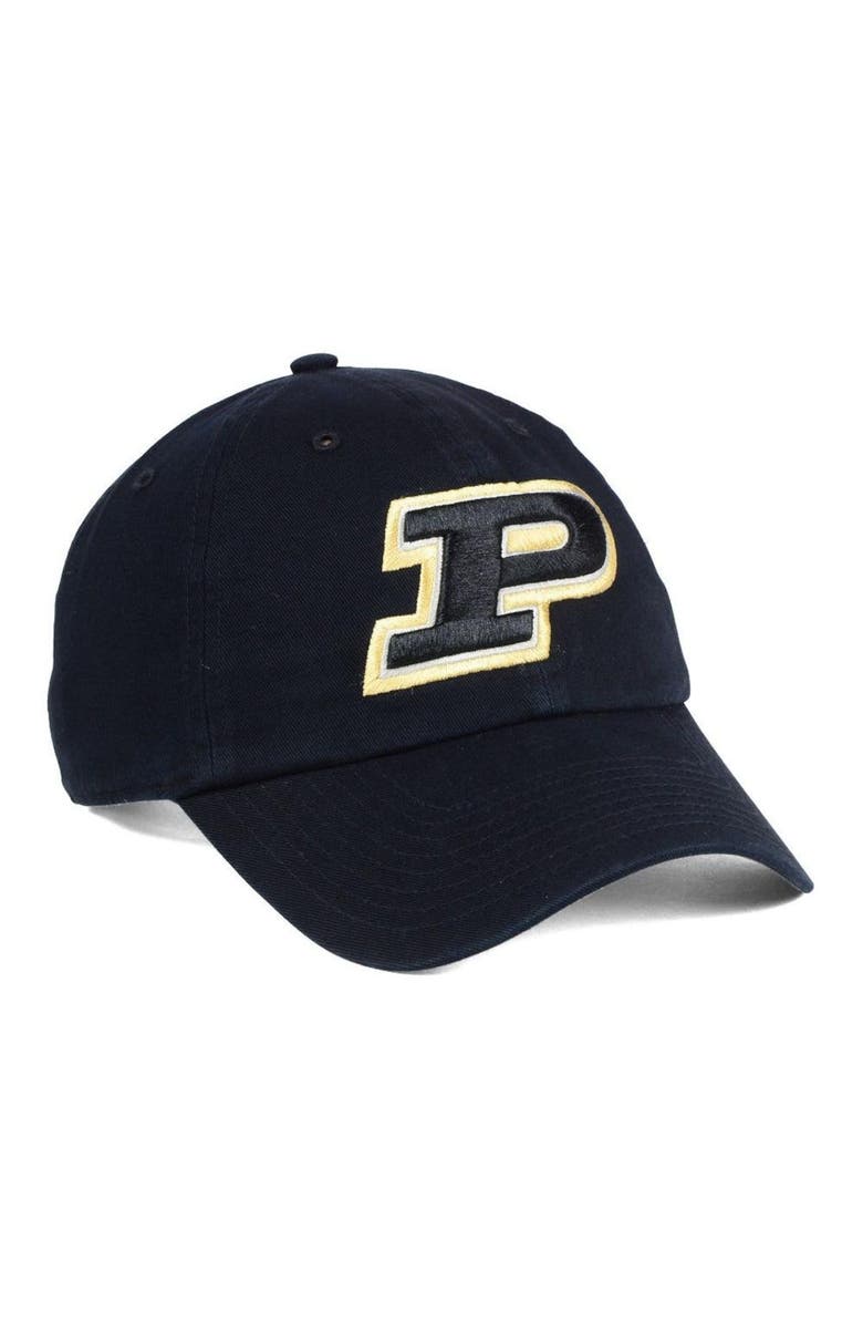 '47 Purdue Boilermakers '47 Clean Up Adjustable Hat - Black, Alternate, color, 
