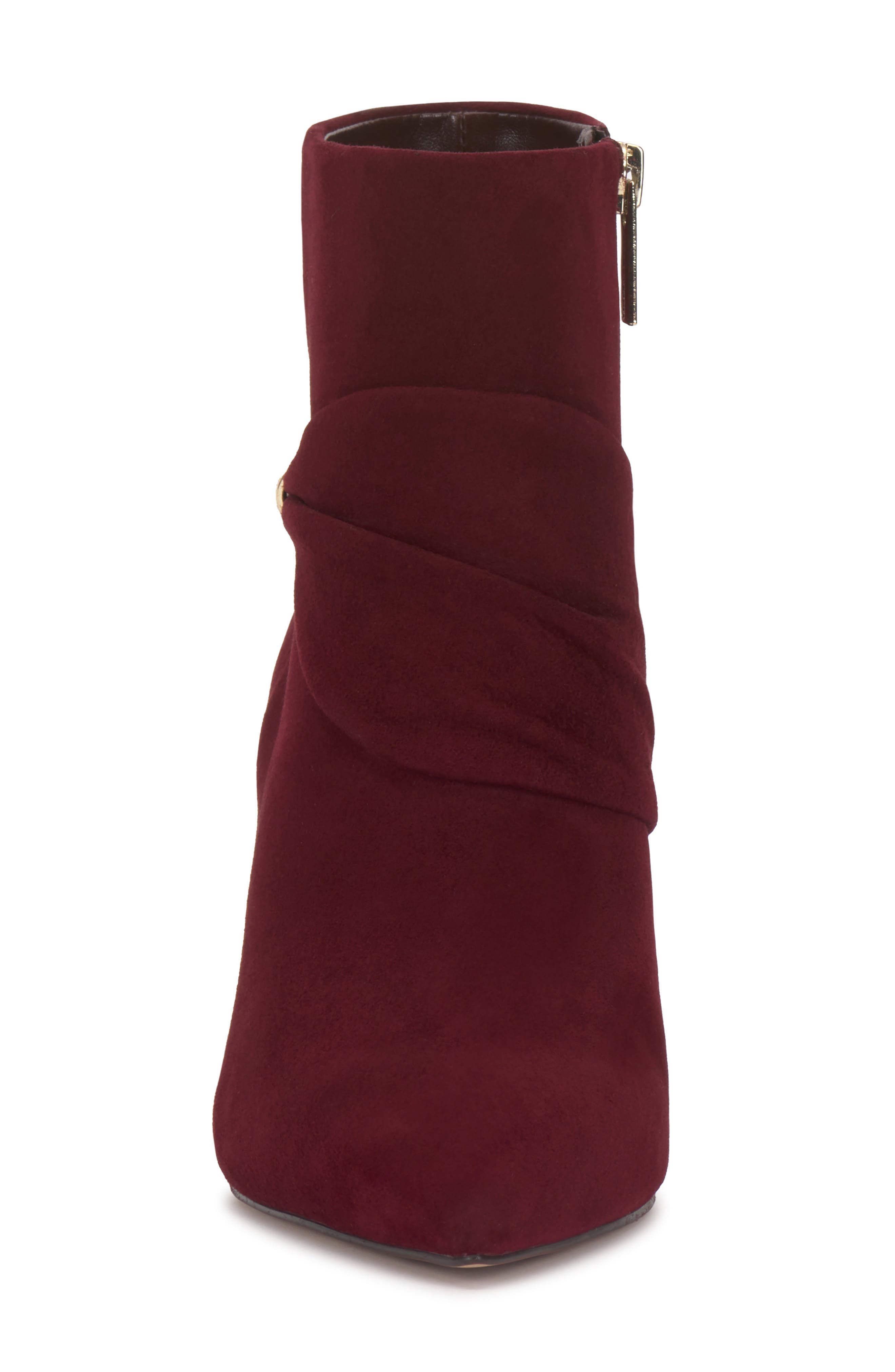 Murlea Bootie, Alternate, color, POMEGRANATE