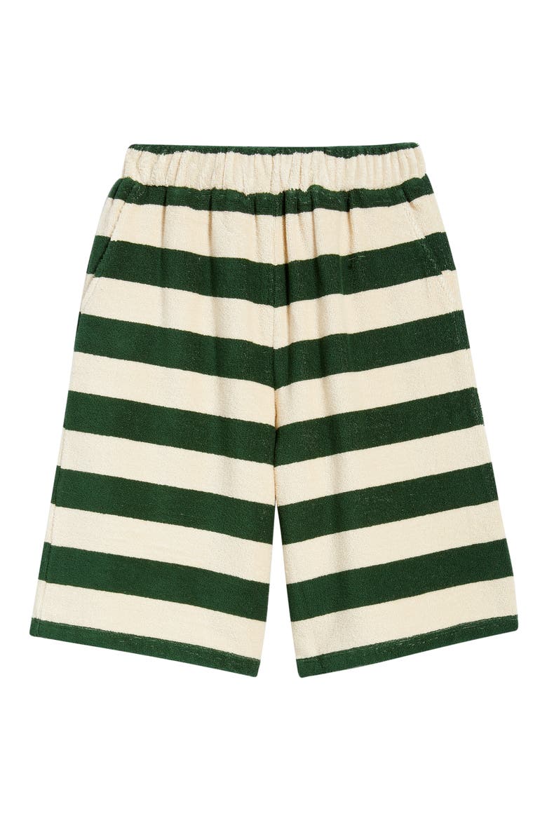 Jagger Striped Cotton Terry Shorts, Alternate, color, HORIZON STRIPE