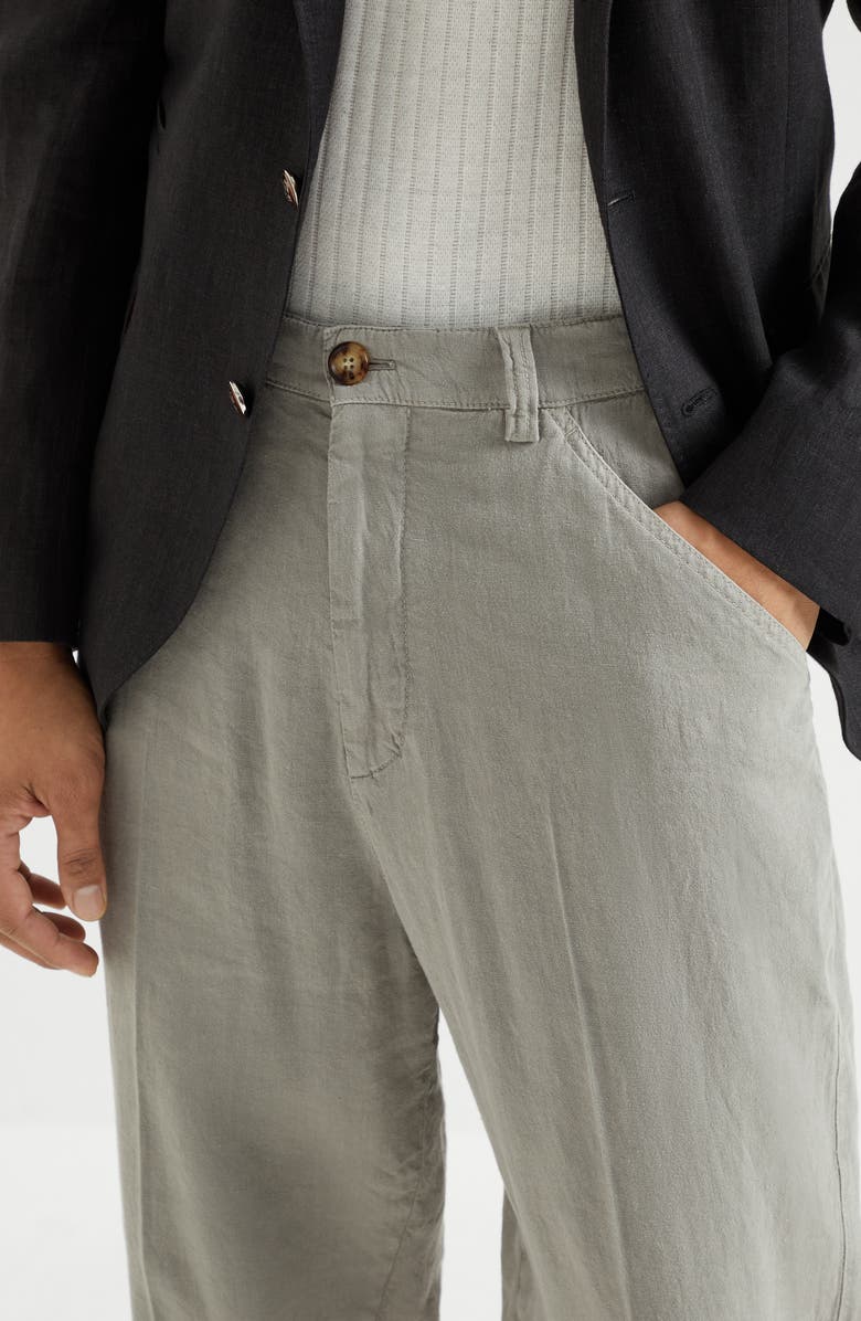 Brunello Cucinelli Leisure fit trousers, Alternate, color, 