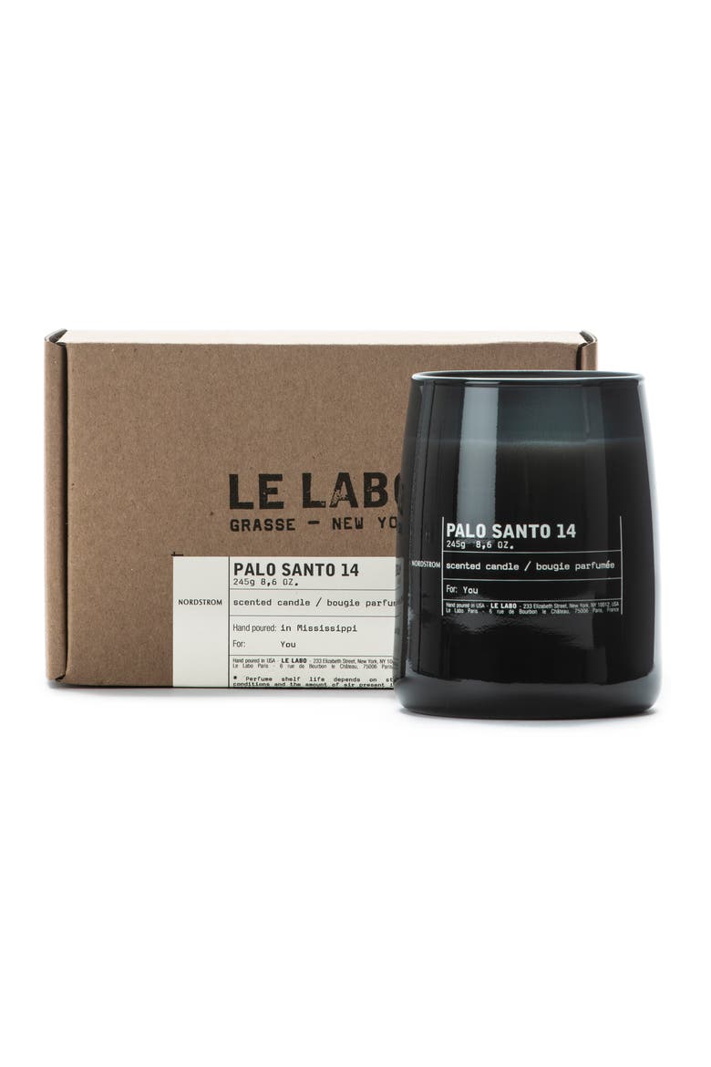 Palo Santo 14 Grey Candle (Nordstrom Exclusive), Alternate, color, NO COLOR