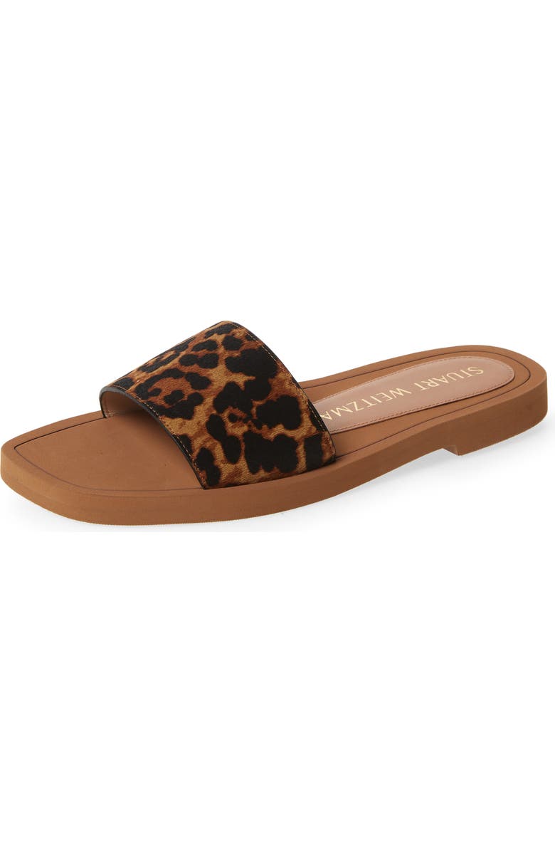 Stuart Weitzman Delilah Genuine Calf Hair Slide Sandal, Main, color,