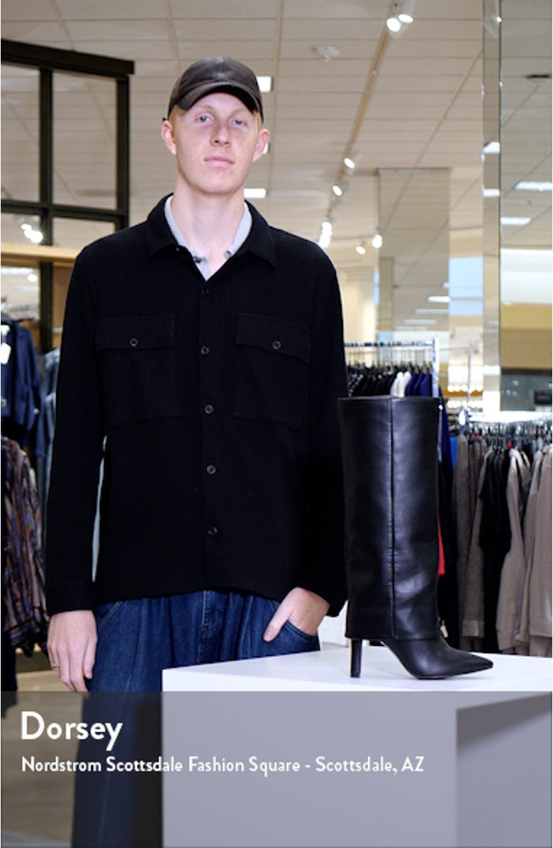 Fave Foldover Shaft Pointed Toe Knee High Boot