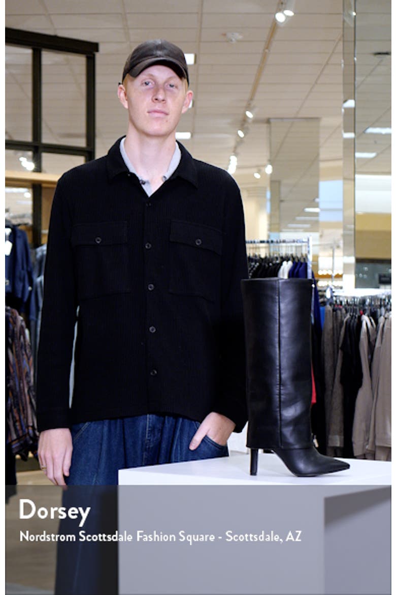Fave Foldover Shaft Pointed Toe Knee High Boot video