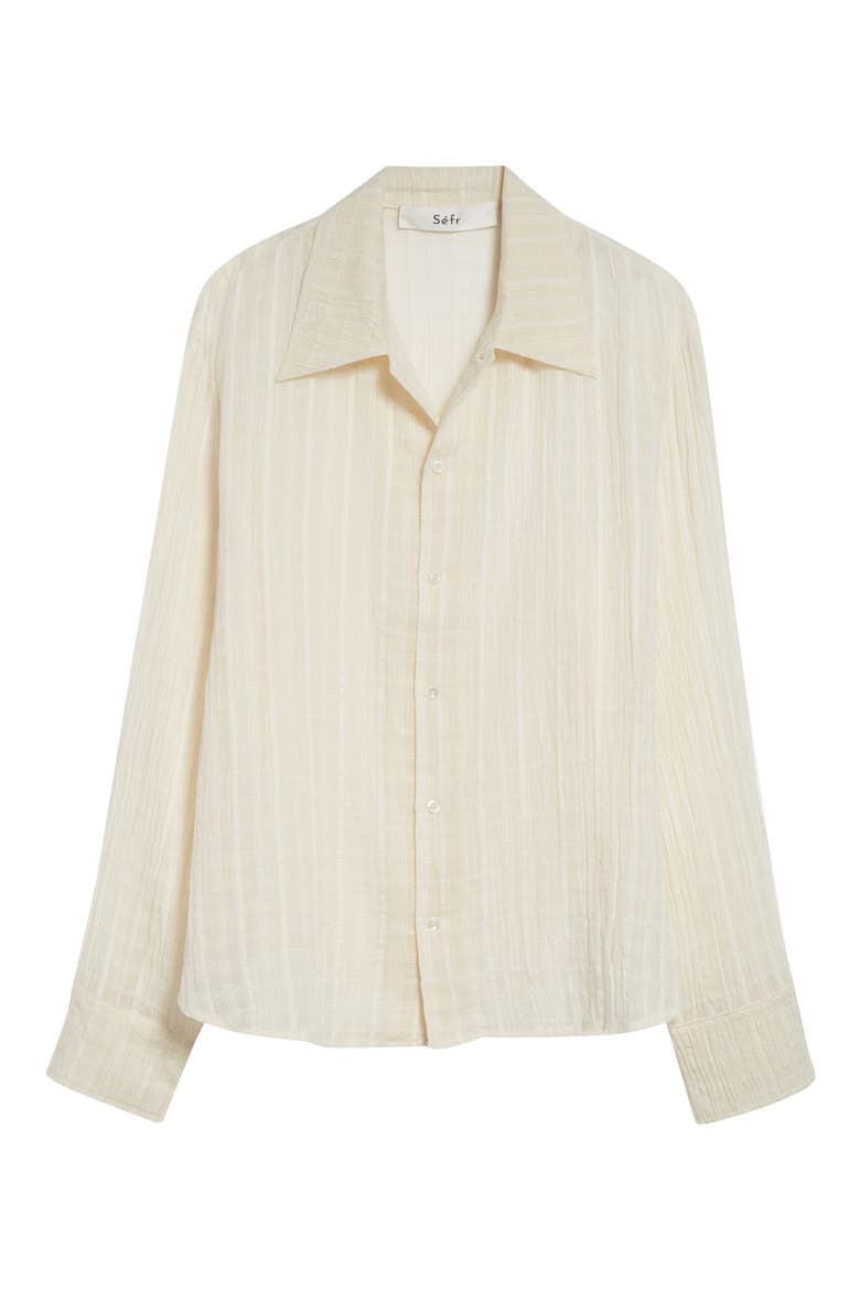 Ignacio Check Cotton Button-Up Shirt, Alternate, color, CLOUD WHITE CHECK