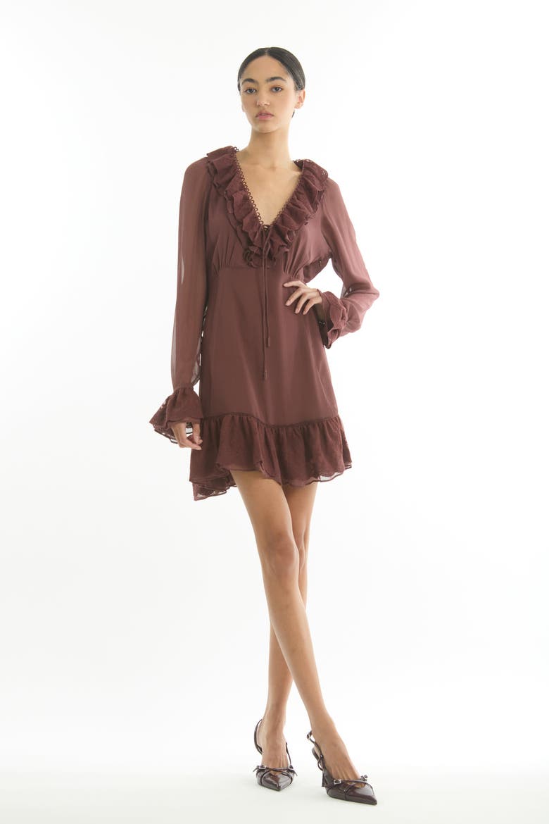 Poet Dress, Alternate, color, Mulberry