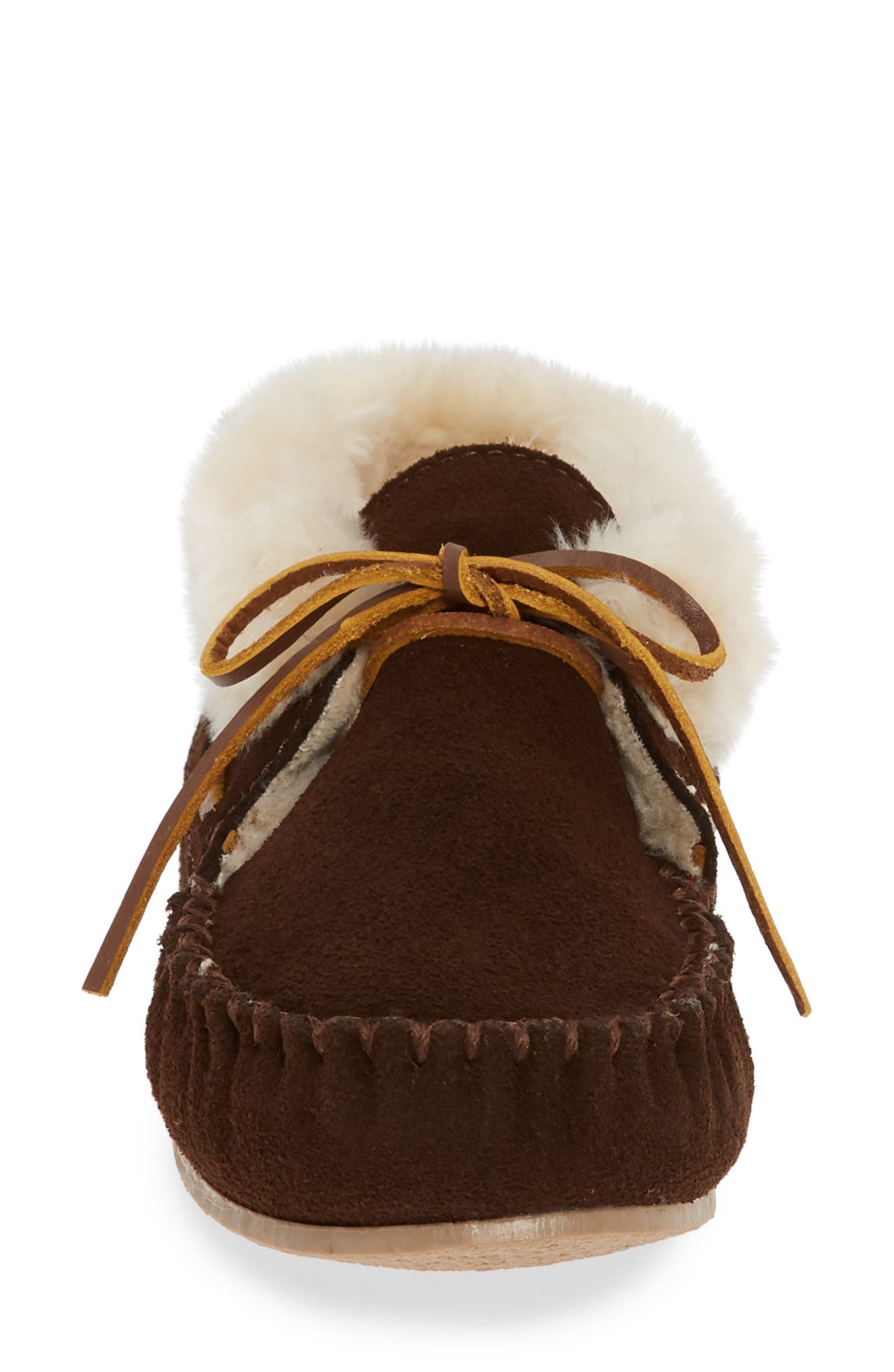 Chrissy Slipper Bootie, Alternate, color, CHOCOLATE SUEDE