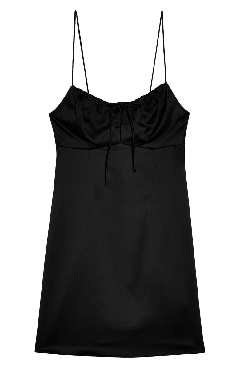 Topshop Gathered Slipdress, Alternate, color,