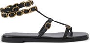 Kurt Geiger London Regent Buckle Embellished Gladiator Sandal
