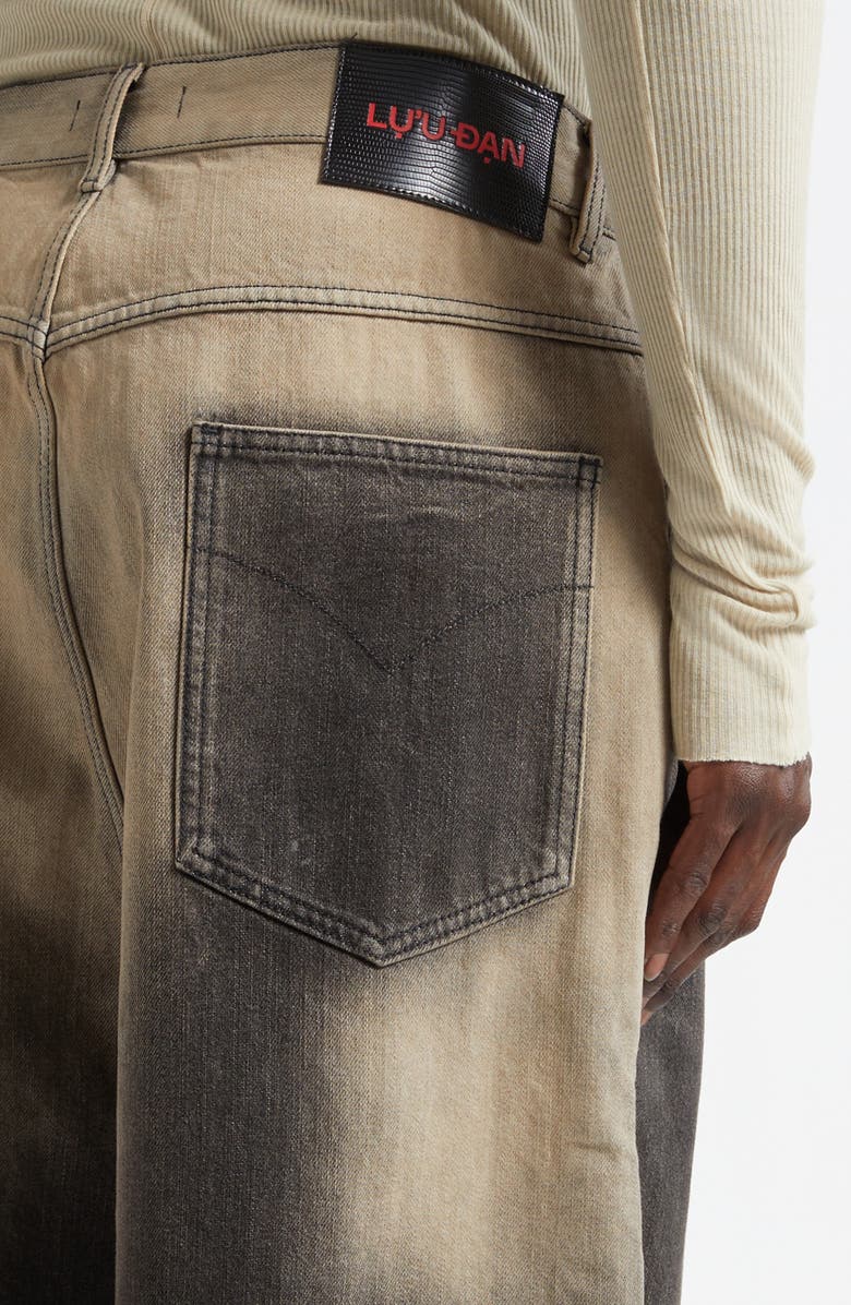 LU'U DAN Side Zip Jeans, Alternate, color, Deep Stain