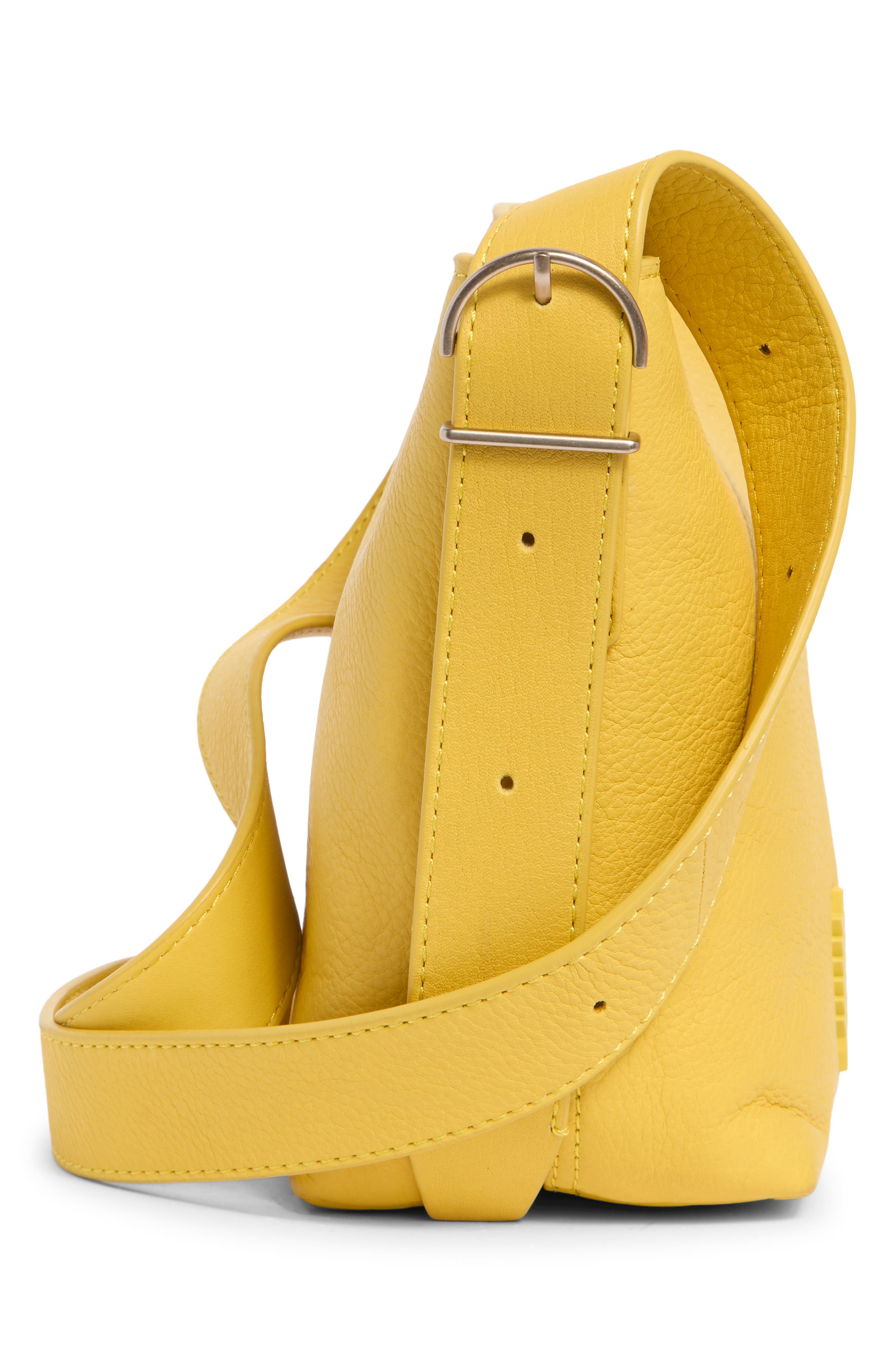 Jayden Leather Bucket Crossbody Bag, Alternate, color, DIJON