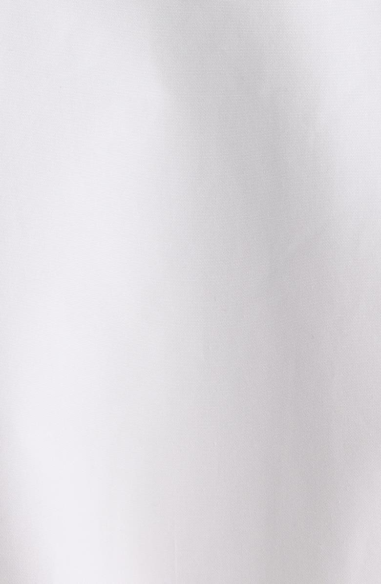 Givenchy Wide Collar Cotton Poplin Button-Up Shirt, Alternate, color, White