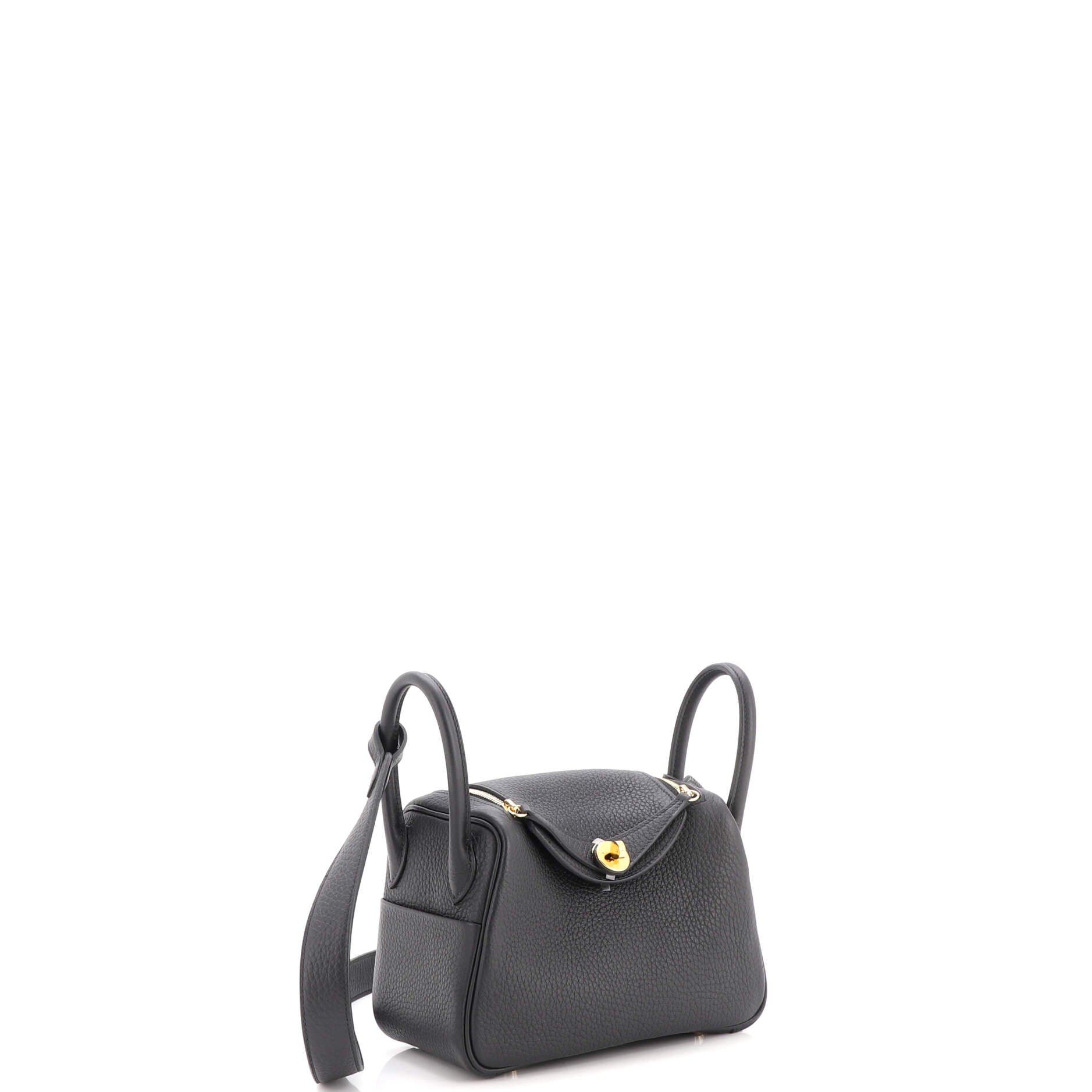 Lindy Bag Clemence Mini, Alternate, color, Black