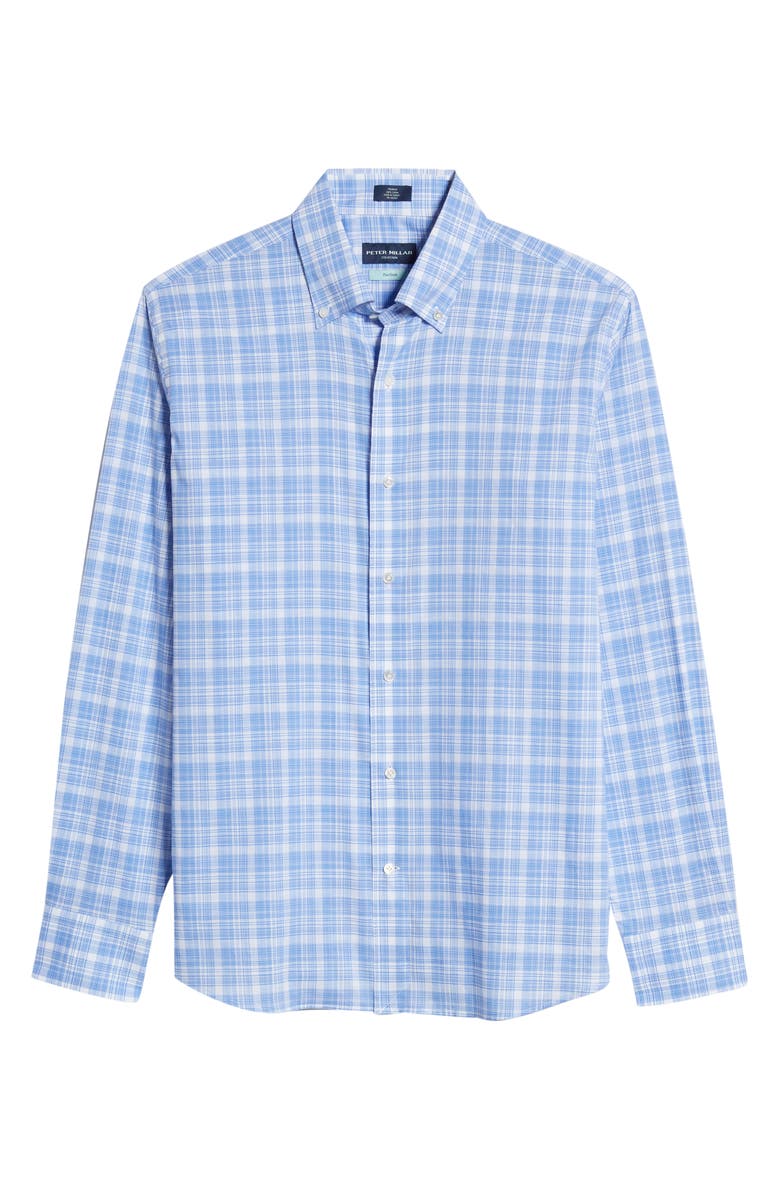 Peter Millar Villa Regular Fit Plaid Button-Down Shirt, Alternate, color, 