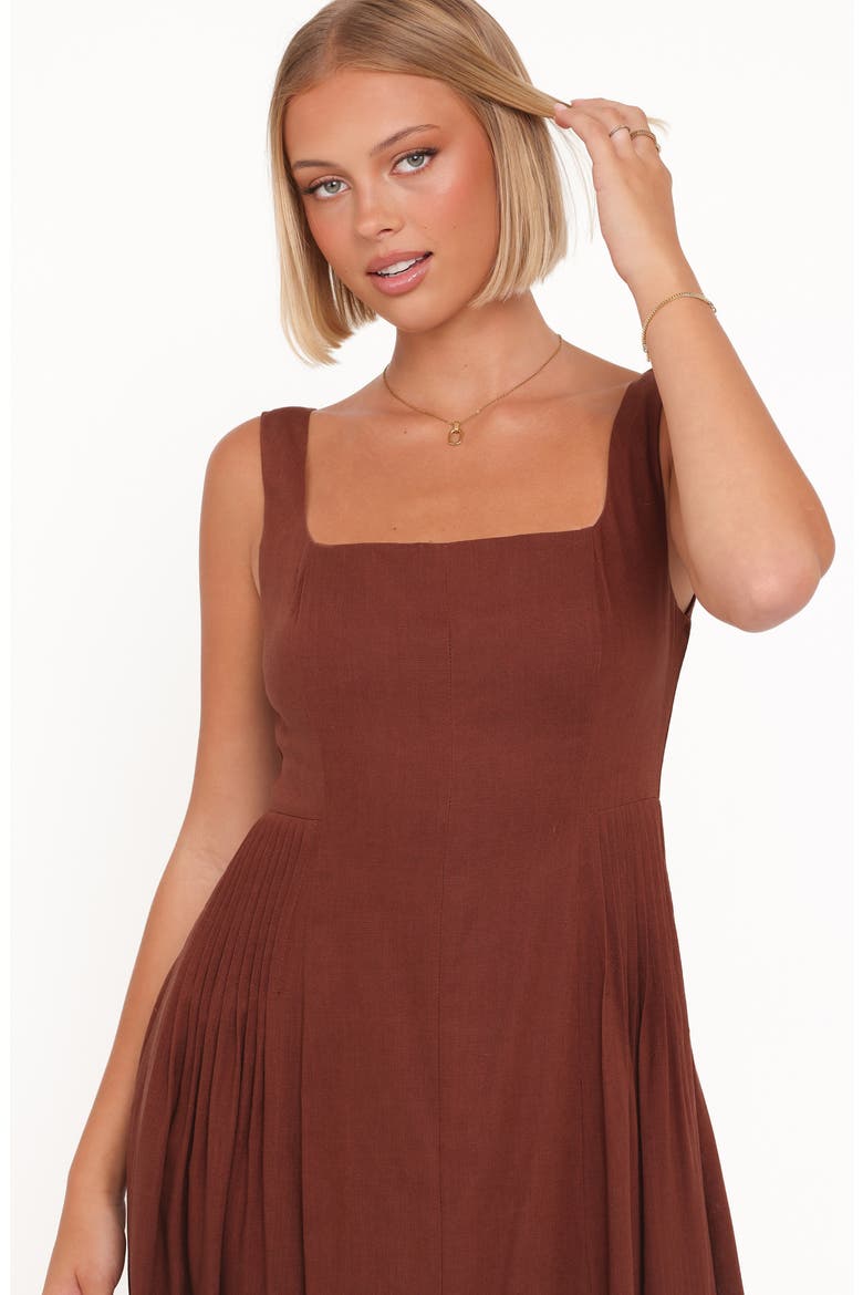 Wilston Maxi Sundress, Alternate, color, BROWN