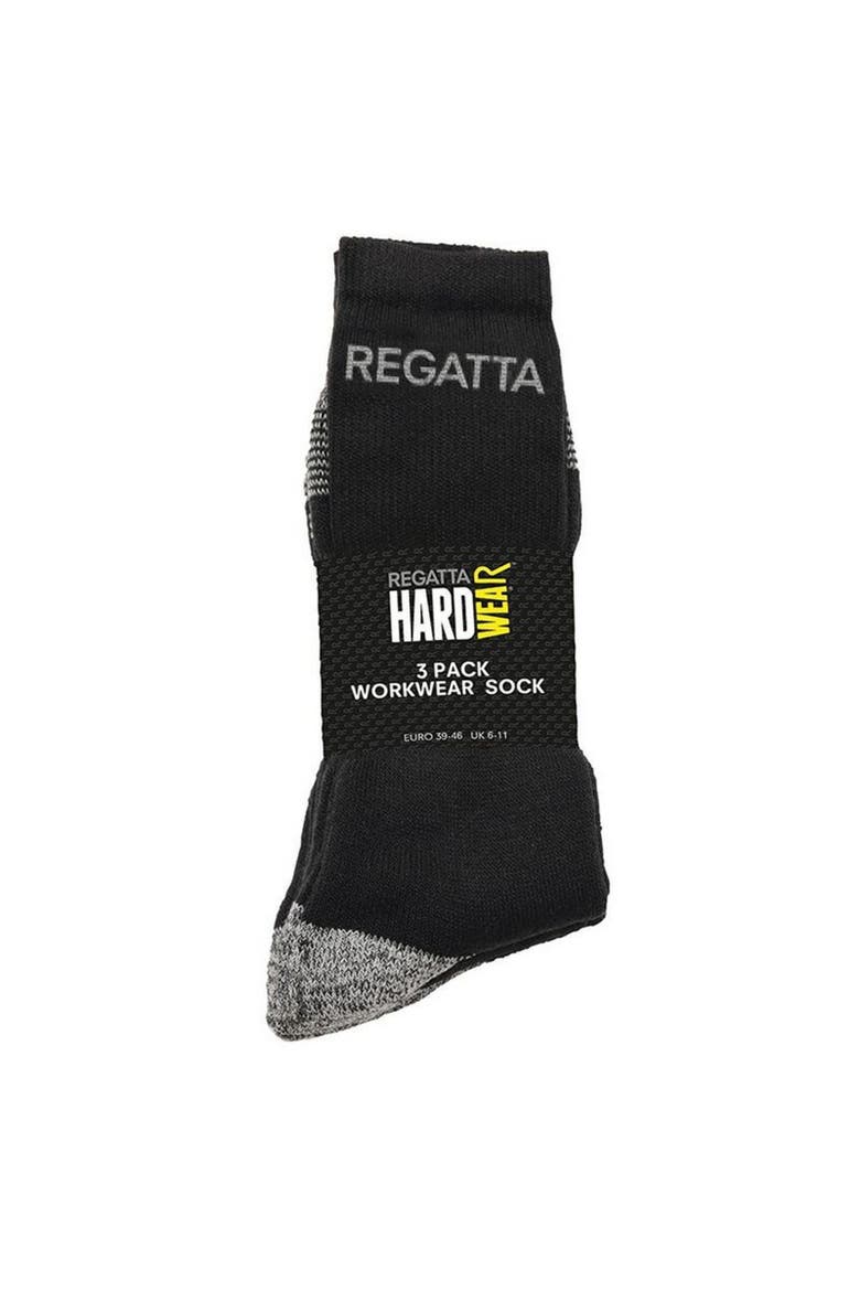 Hardwearing Winter Work Socks, Alternate, color, Black