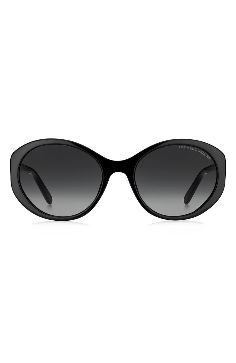 Marc Jacobs 56mm Gradient Round Sunglasses, Main, color, 