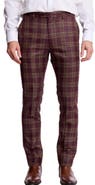 PAISLEY & GRAY Downing Slim Fit Check Dress Pants