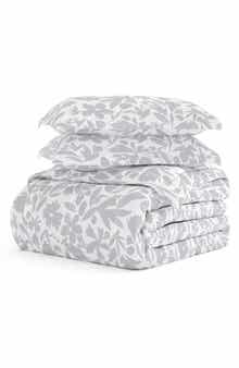 HOMESPUN HOME SPUN Premium Down Alternative Abstract Garden Patterned Comforter Set