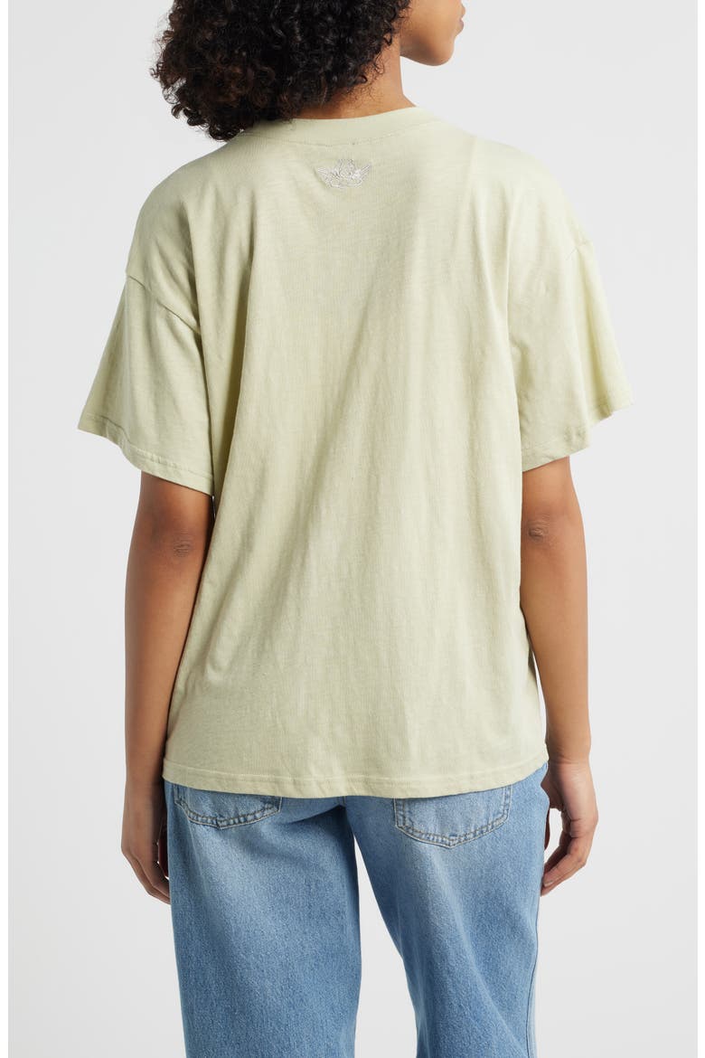 Signature Graphic Boyfriend T-Shirt, Alternate, color, TALC
