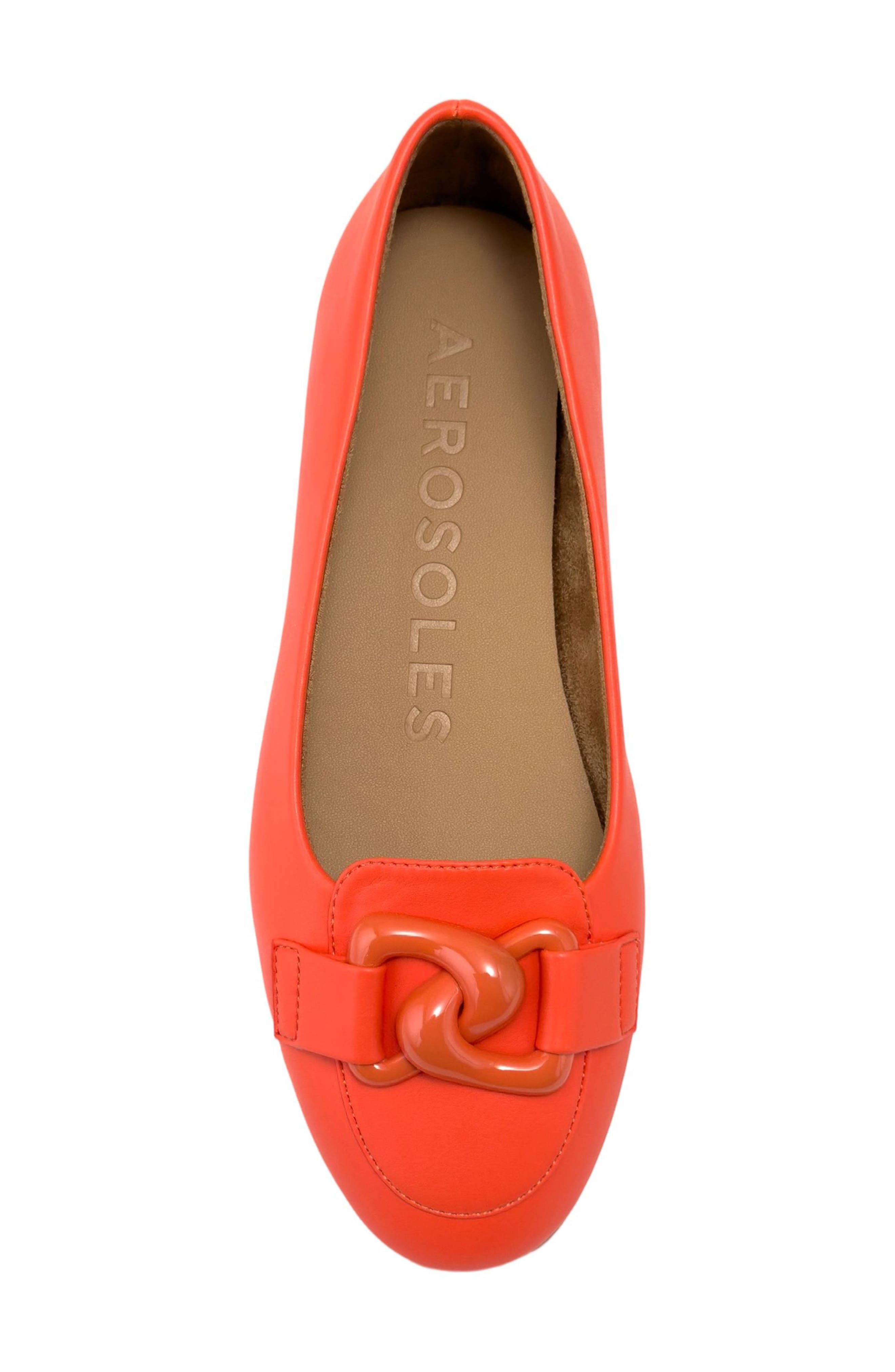 Bell Ballet Flat - Wide Width Available, Alternate, color, ORANGE