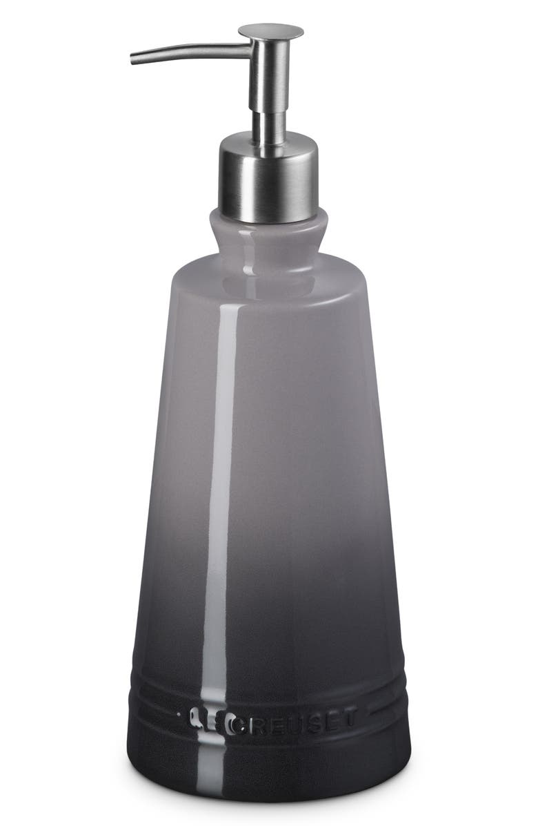 Le Creuset Signature Stoneware Soap Dispenser, Main, color, Oyster