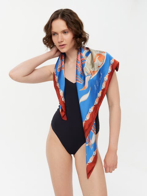The Reef Silk Bandana