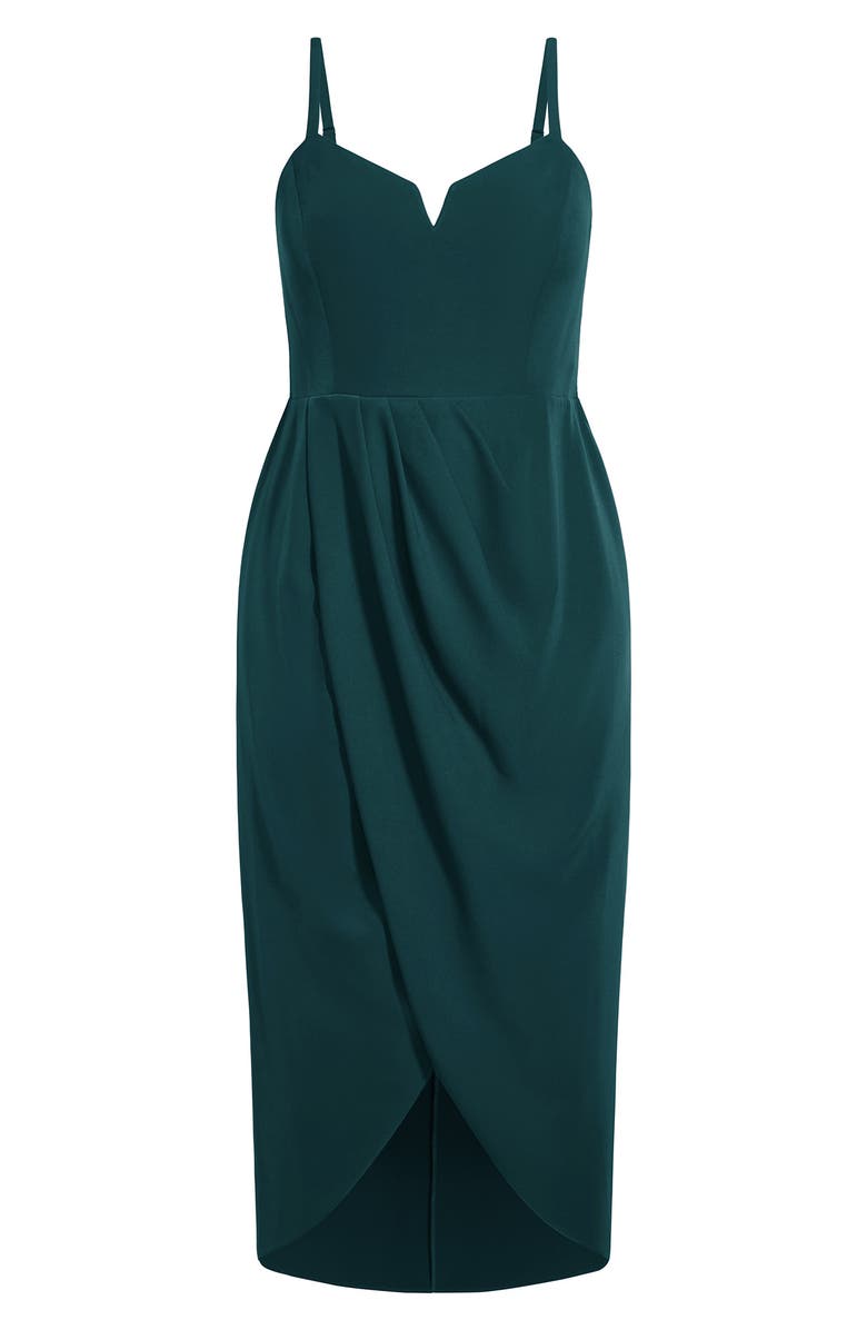 City Chic Sassy Dress, Alternate, color, Emerald