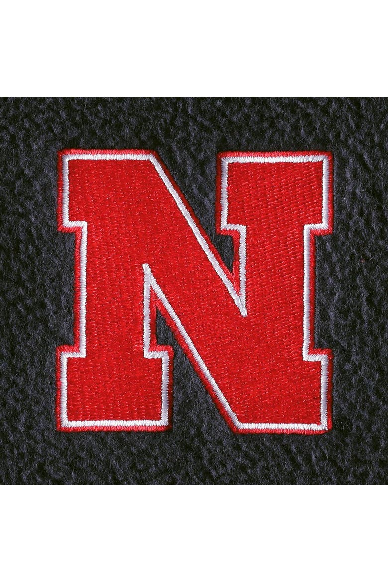 Men's adidas Black Nebraska Huskers Full-Zip Vest, Alternate, color, Black