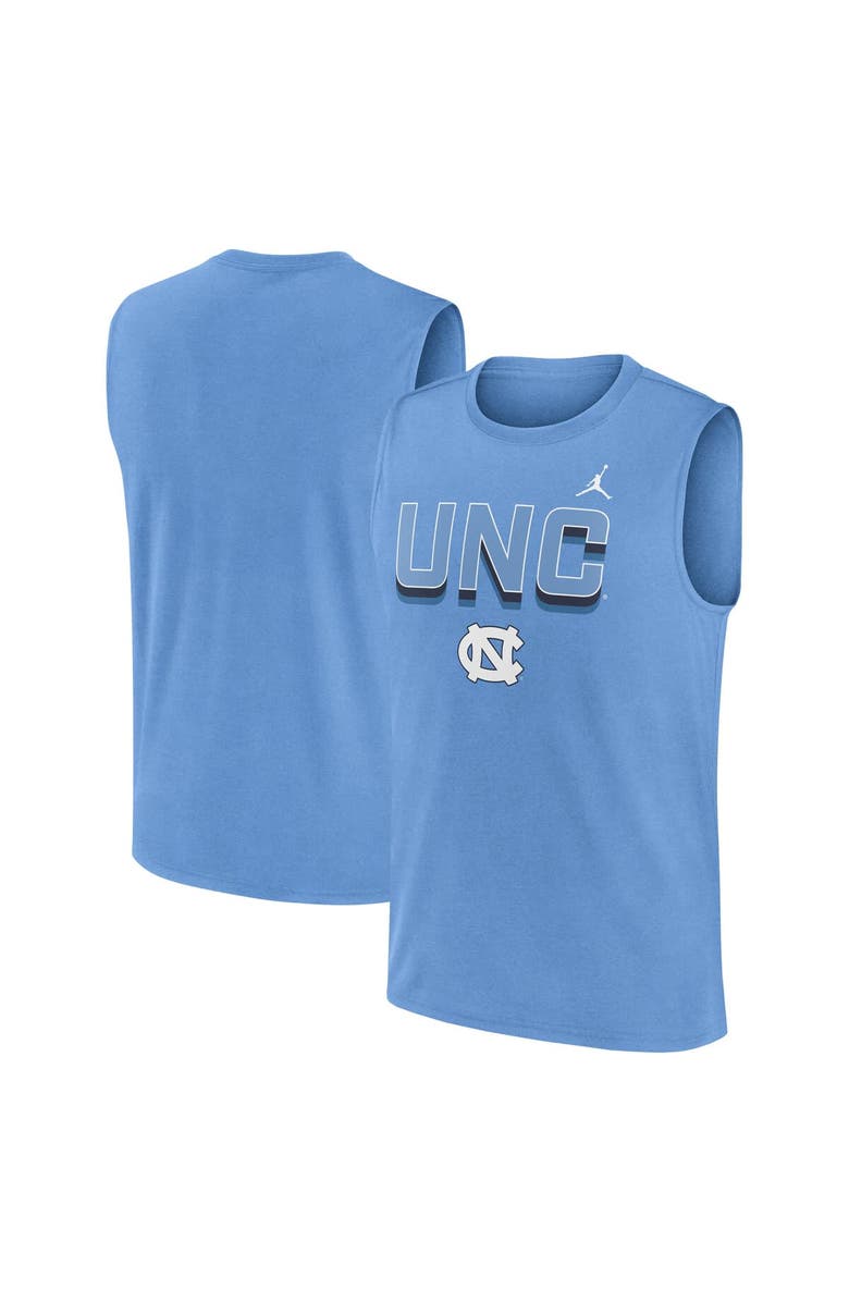 Jordan Brand Men's Jordan Brand Carolina Blue North Carolina Tar Heels Primetime Tricode Legend Performance Tank Top, Main, color, Light Blue