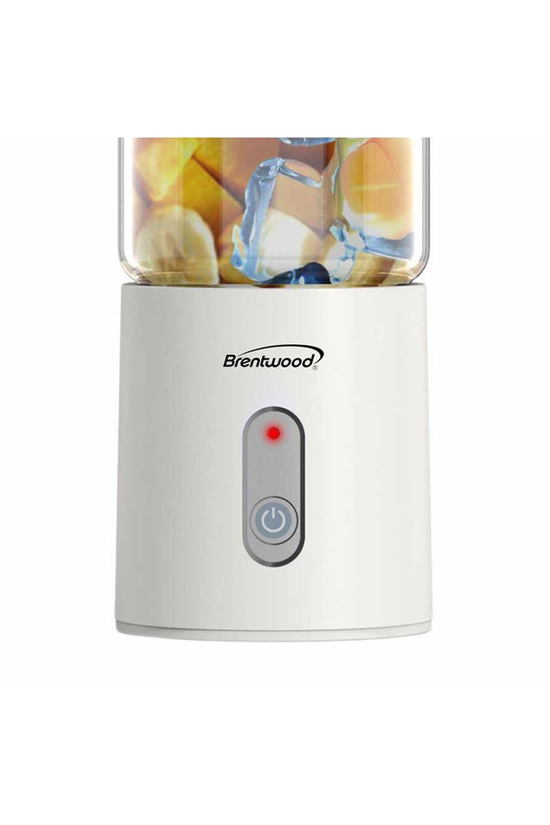 17 Oz Battery Operated Glass Blender, Alternate, color, White