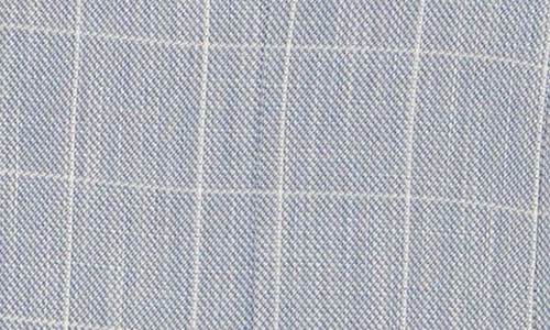 Nordstrom Rack Navy & White Windowpane Notch Collar Textured Sport Coat In Gray