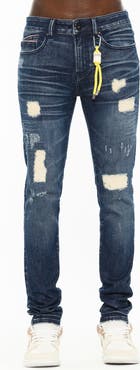 Cult of Individuality Punk 601 Ripped Super Skinny Jeans