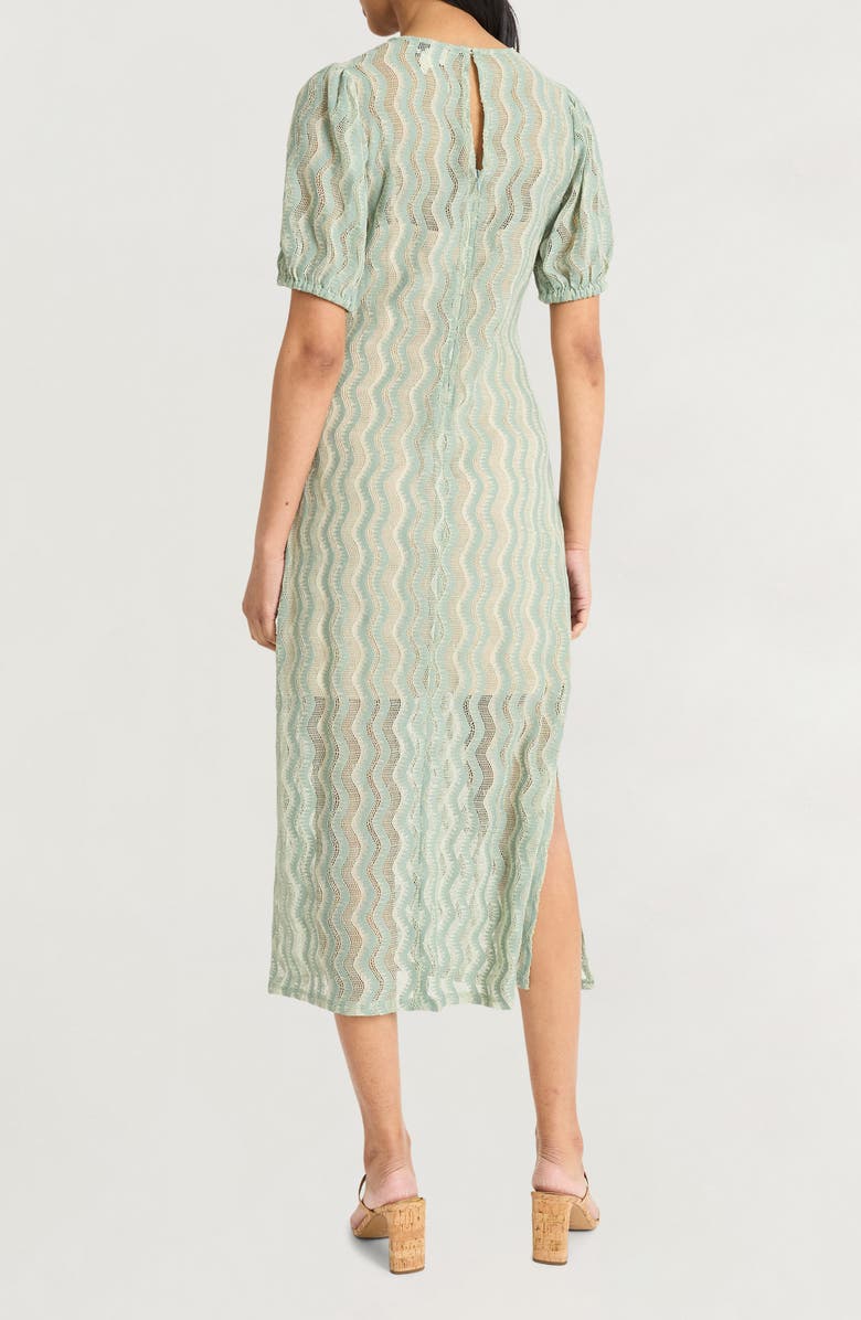 The Good Journey Coastline Midi Dress, Alternate, color, Sage