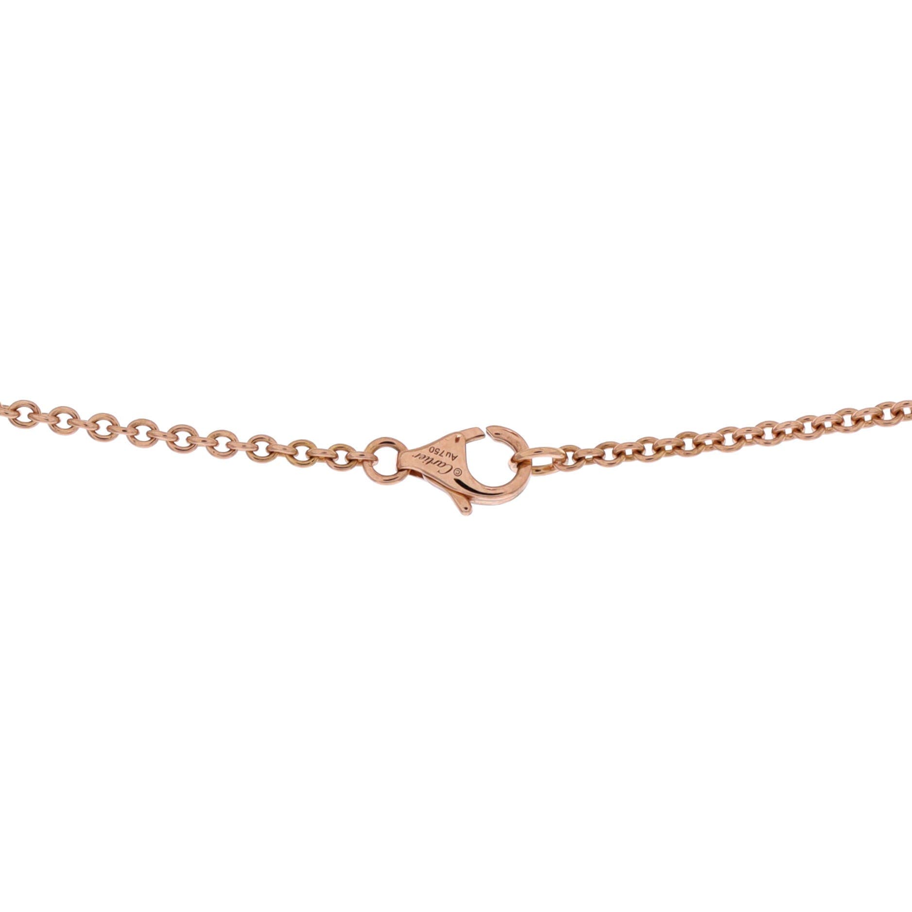 Love Interlocking Necklace 18K Rose Gold, Alternate, color, Metallic Gold