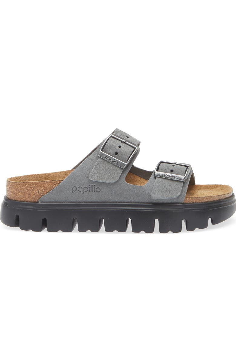 Birkenstock Papillio by Birkenstock Arizona Chunky Sandal, Alternate, color, Grey Grey
