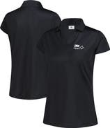 FOOTJOY Women's  FootJoy Black 3M Open Cap Sleeve Printed Polo