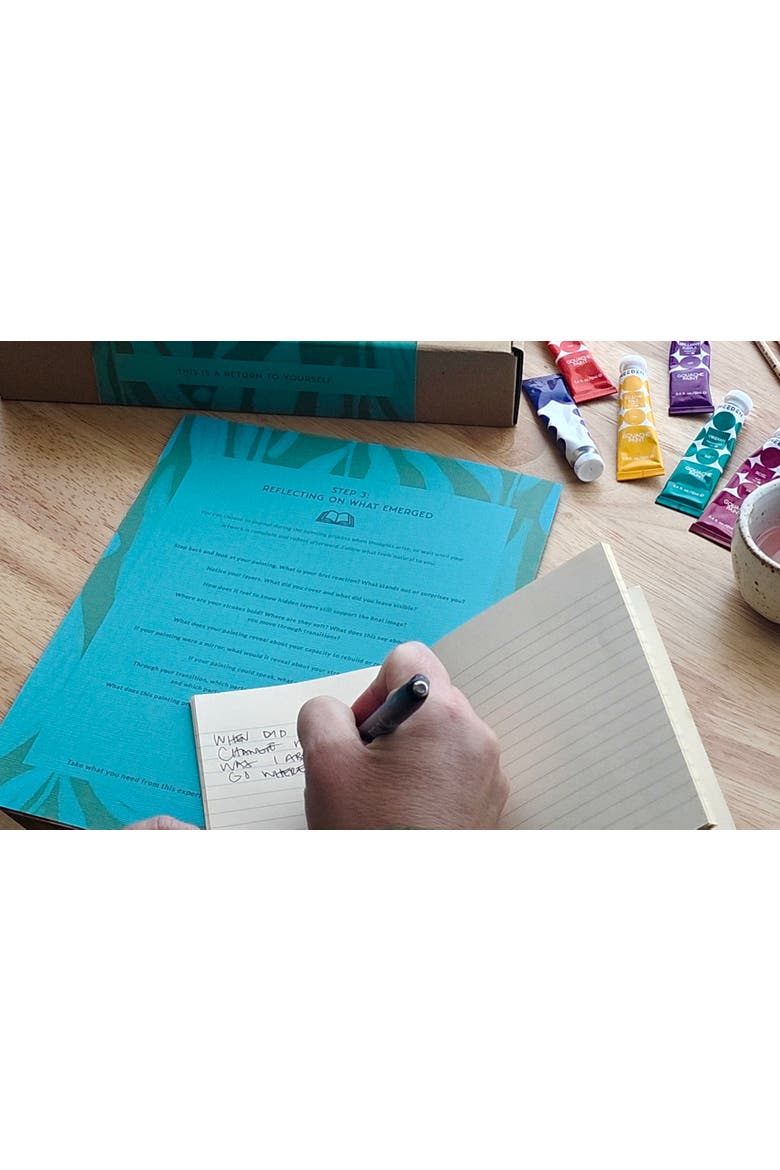 Transitions Meditative Art Kit, Alternate, color, Teal