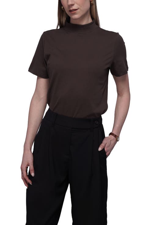 The Everyday Mock Neck Tee