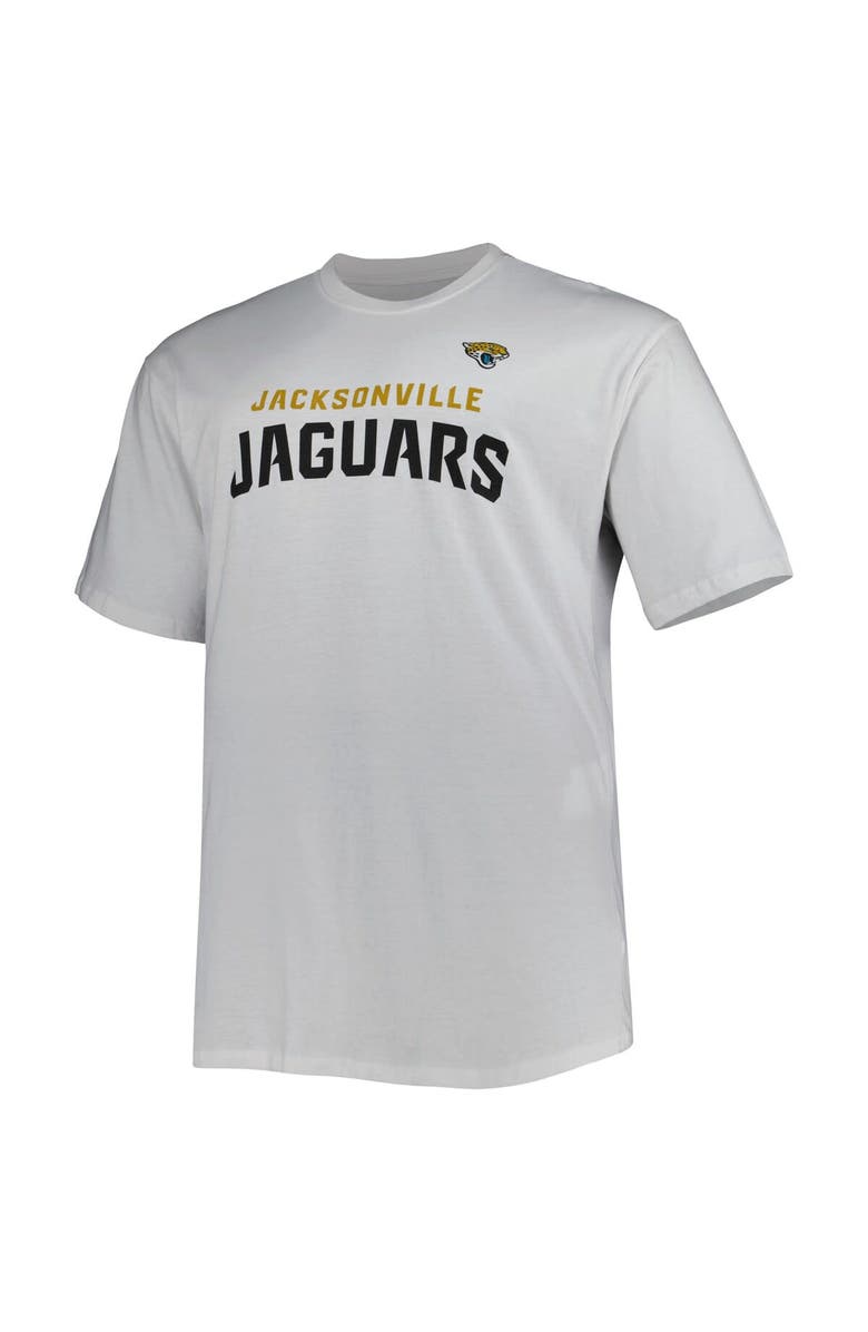 FANATICS Men's Fanatics Branded White Jacksonville Jaguars Big & Tall Hometown Collection Hot Shot T-Shirt, Alternate, color, 