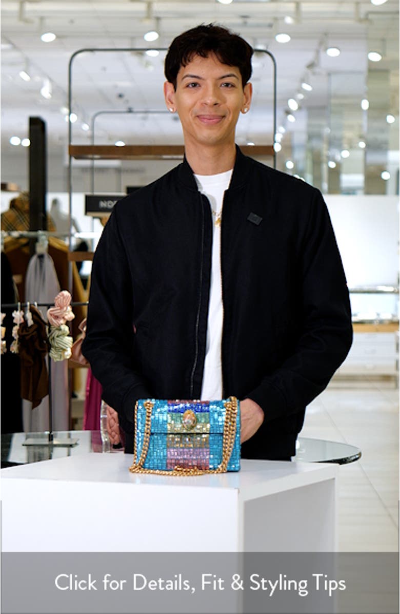 Mini Kensington Crystals Convertible Shoulder Bag, sales video thumbnail