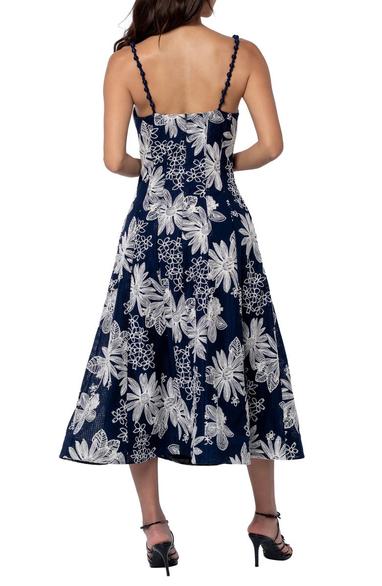 CIEBON Namie Floral Embroidery A-Line Dress, Alternate, color, 